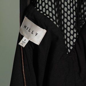 Milly Bateau Neckline Mini Dress Size 0